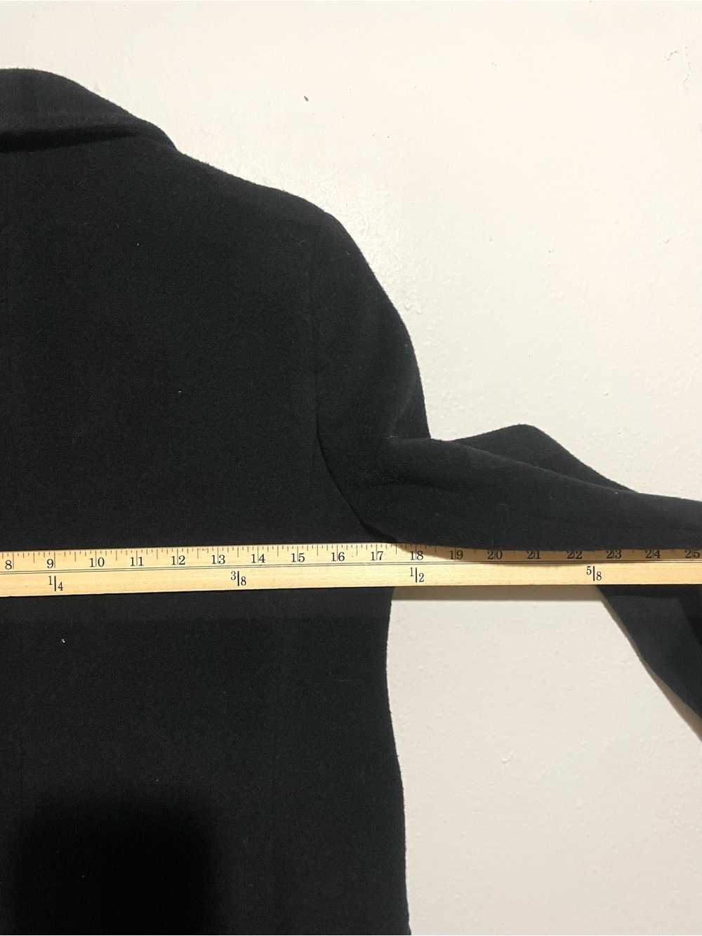 Lauren Ralph Lauren Womens Black Wool Blend Long Pea Coat Size 4 Lined - Picture 7 of 8